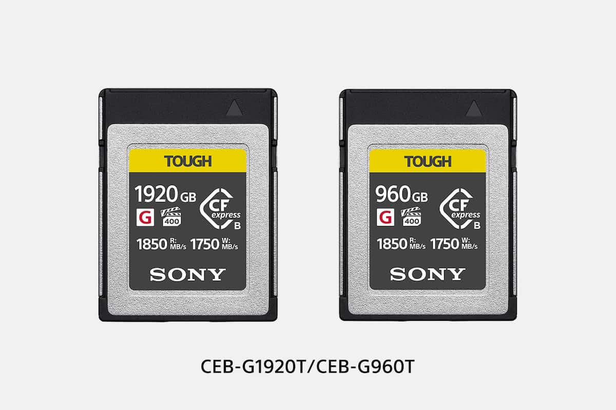 Tarjeta de memoria CFexpress tipo B de la serie CEB-G | Sony Costa