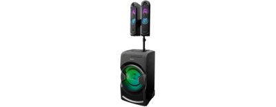 Sistema de sonido portátil de 2.1 - Parlantes de fiesta LED | MHC