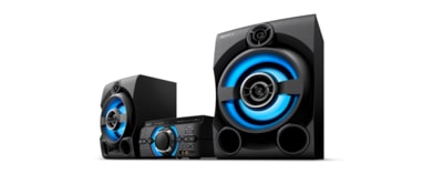 Sistema de audio en casa | Parlantes con iluminación y karaoke