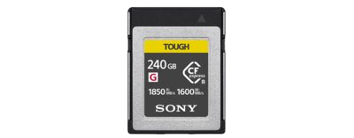 Tarjeta de memoria CFexpress tipo B de la serie CEB-G | Sony Costa